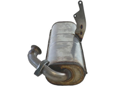 Catalytic Converter, with mounting parts, Euro 4