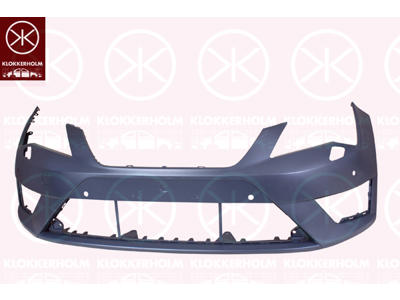 Bumper, w/primer, Front, with hole(s) for fog lights, with hole(s) for park distance control, with hole(s) for washer nozzle, Trim Level: FR