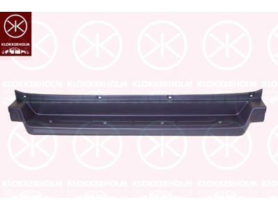 Bumper, Rear, black
