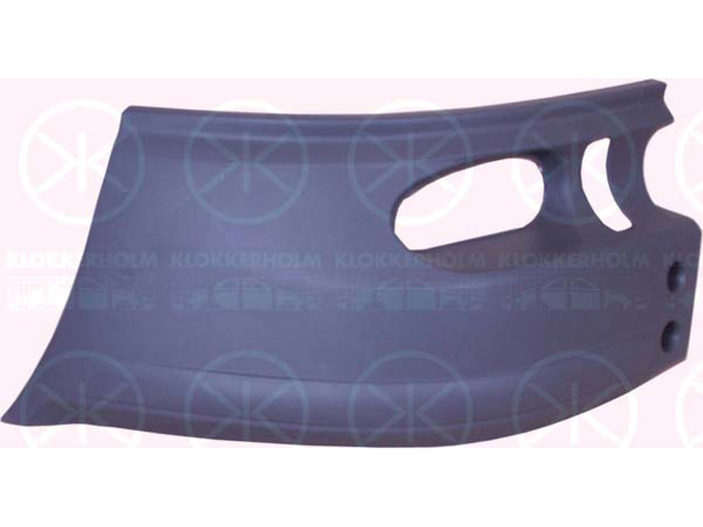 Bumper, Right Front, with hole(s) for fog lights