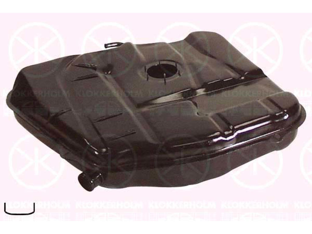 Bränsletank, 50L, inj, med packningar
