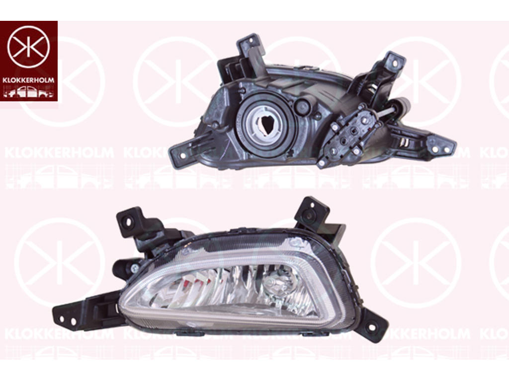 Front Fog Light, without bulb holder, Right Front