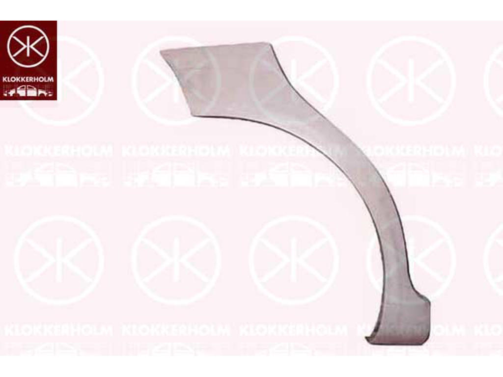 Quarter Panel, 4-dr, Right, Wheel Arch Border, Repair Panel