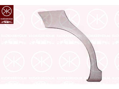 Quarter Panel, 4-dr, Right, Wheel Arch Border, Repair Panel