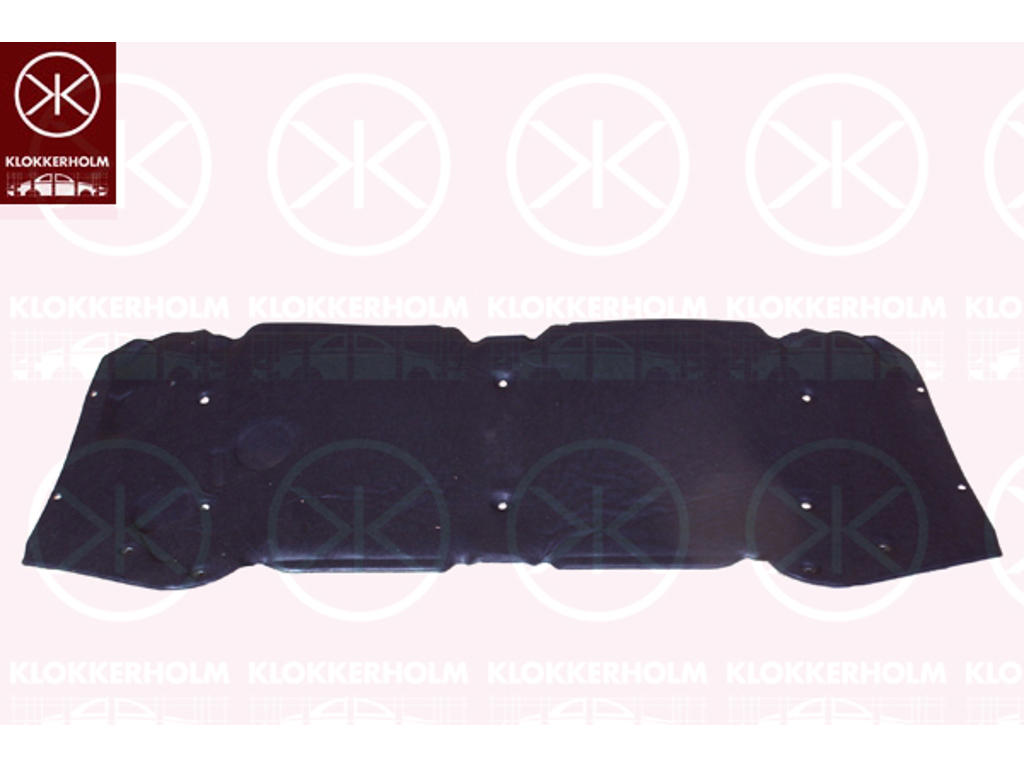 Ljuddämpning, motorrum, mellandel, Position: Motorhuv
