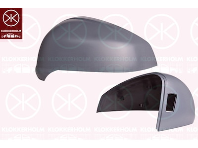 Housing, exterior mirror, Left, for vehicles with blind spot assistant, w/primer