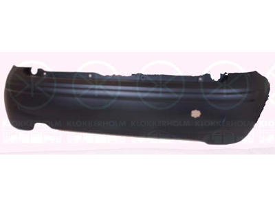 Bumper, Rear, black