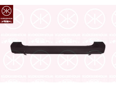 Bumper, Rear, dark grey