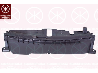 Jäähdyttimen säleikkö, Edessä, musta, Sisä osa