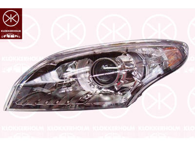 Forlygte, højre, Bi-Xenon, uden styreenhed til Xenon, med indstillingsmotor for LWR, D1S/H7, AL