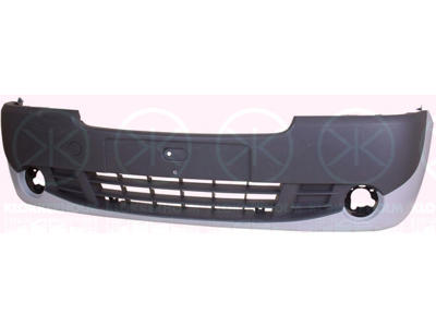 Bumper, w/primer, Front, with hole(s) for fog lights