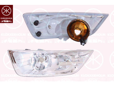 Front Fog Light, Left Front, H8, W5W, with position light