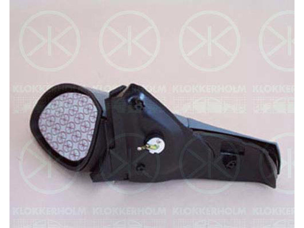 Exterior Mirror, w/primer, Convex, Control: linkage, Right