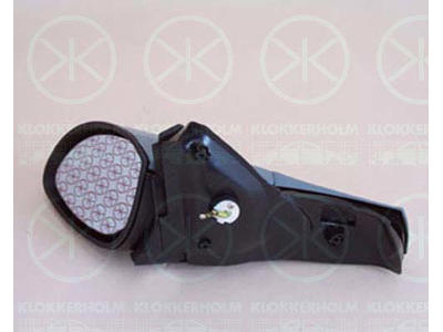 Exterior Mirror, w/primer, Convex, Control: linkage, Right