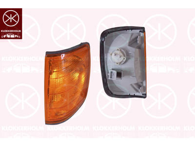 Blinker, med lamphållare, gul, Höger