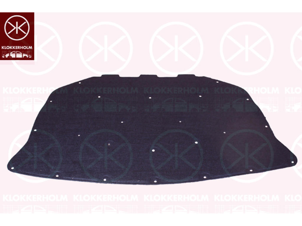 Ljuddämpning, motorrum, mellandel, Position: Motorhuv