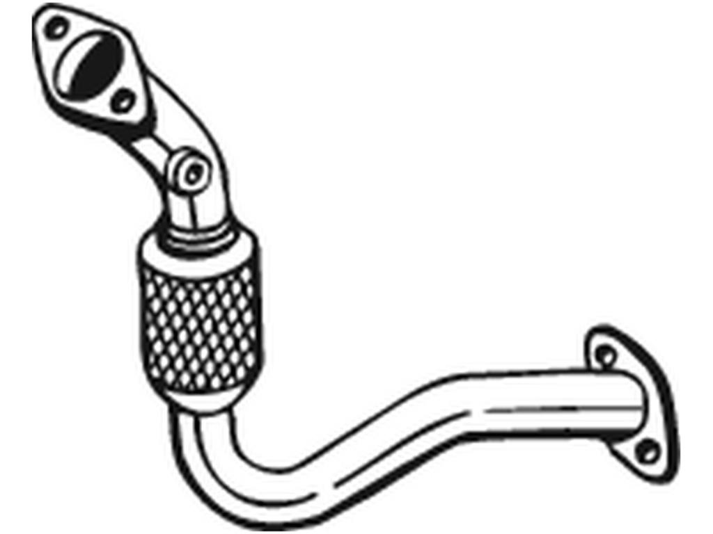 Exhaust Pipe, See accessories list for additionally required parts:  
