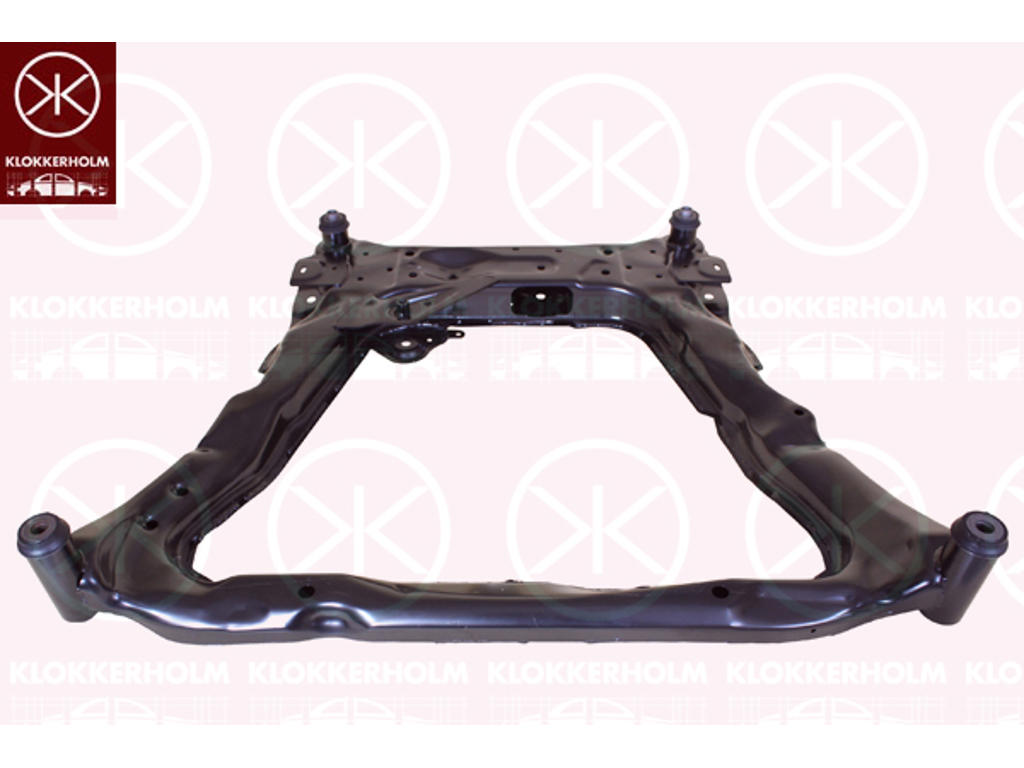 Support Frame/Subframe, for left-hand drive vehicles, with bush, Diesel, Front Axle, Catalytic Converter Type: for vehicles without catalytic soot/particulate filter