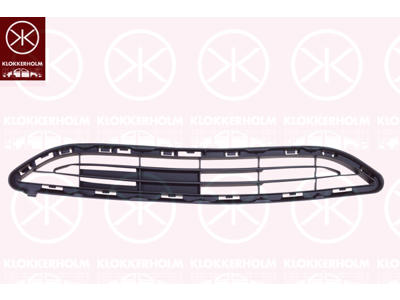 Radiator Grille, black, Upper section