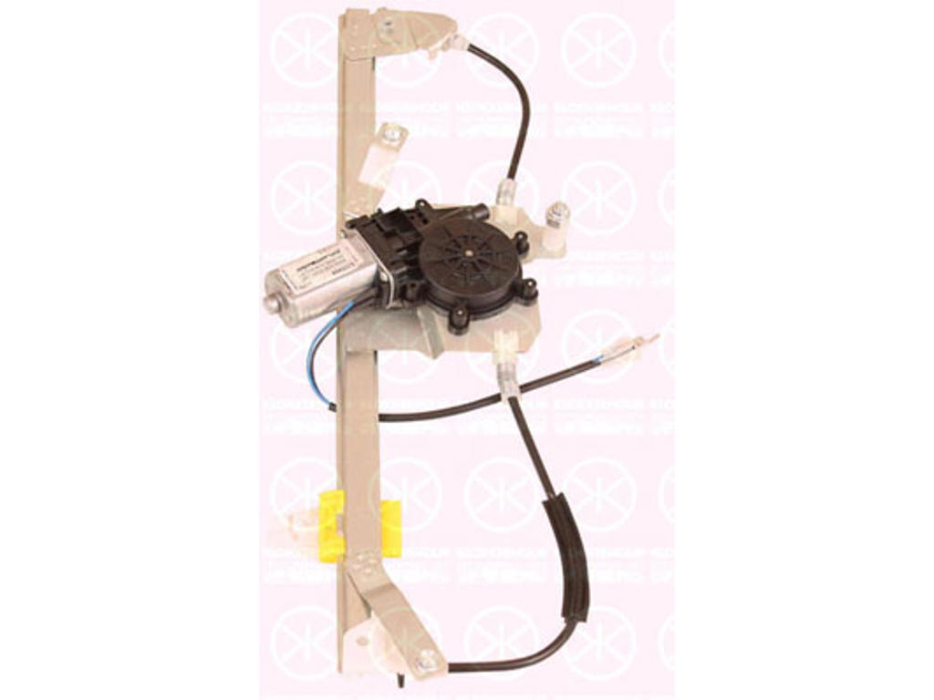Window Regulator, with electric motor, Electric, Right Rear