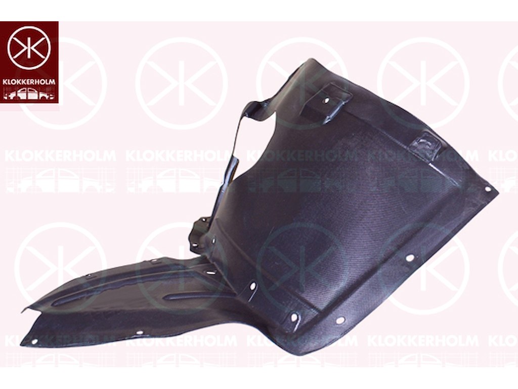 Обшивка, колесная ниша, полимерный материал, спереди слева, передняя часть