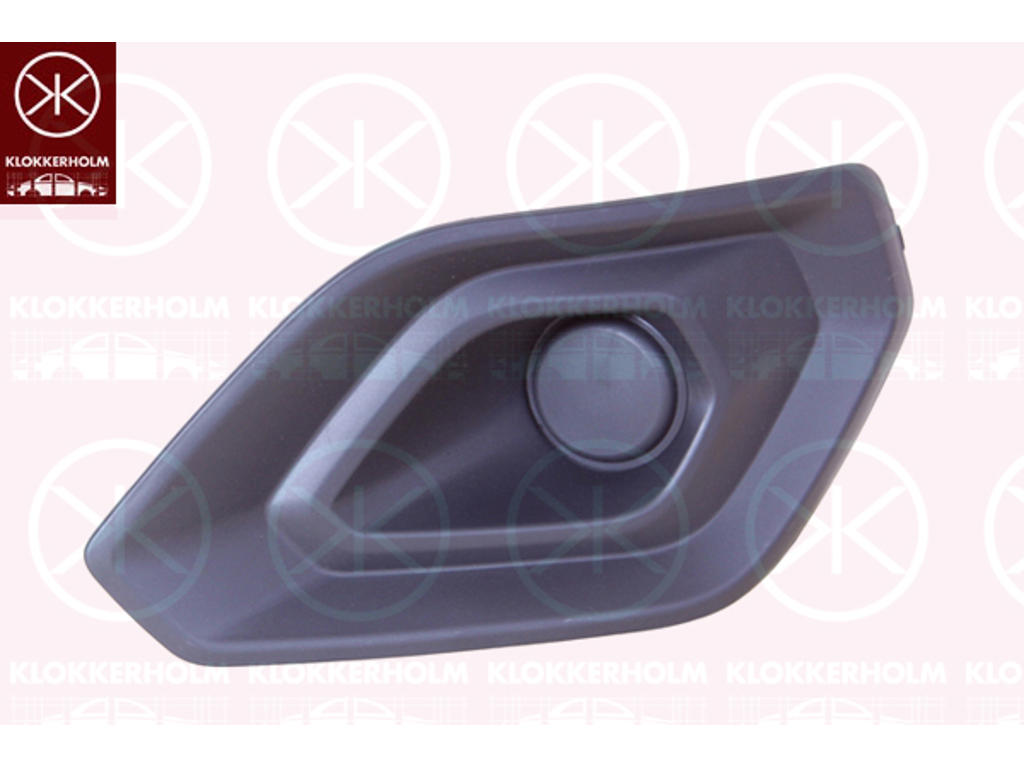 Ventilation Grille, bumper, black, Left Front