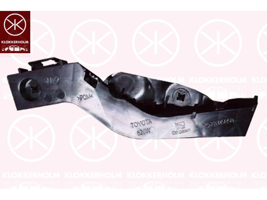 Mounting Bracket, bumper, Right Rear, Rear Section, Plastic