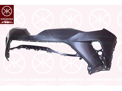 Bumper, Front, Upper section, Smooth