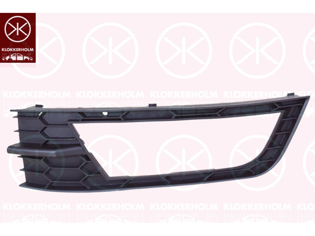 Ventilation Grilles, bumper, Right Front, with hole(s) for fog lights