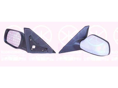 Exterior Mirror, w/primer, for electric mirror adjustment, Convex, Heatable, Right