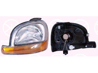 Headlight, H4, for vehicles with headlight levelling, Valeo, Left, Illuminance [lx]: 17.5