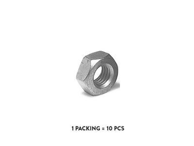 Nut, exhaust manifold, "1 Pack=10 Pcs", Thread Size: M10 x 1,25, DIN/ISO: MESSING