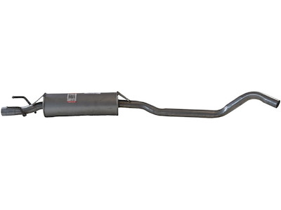 Centre Muffler, See accessories list for additionally required parts:  