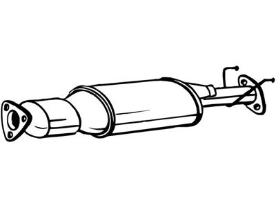 Soot/Particulate Filter, exhaust system, Material: Silicon carbide, with mounting parts, Euro 4