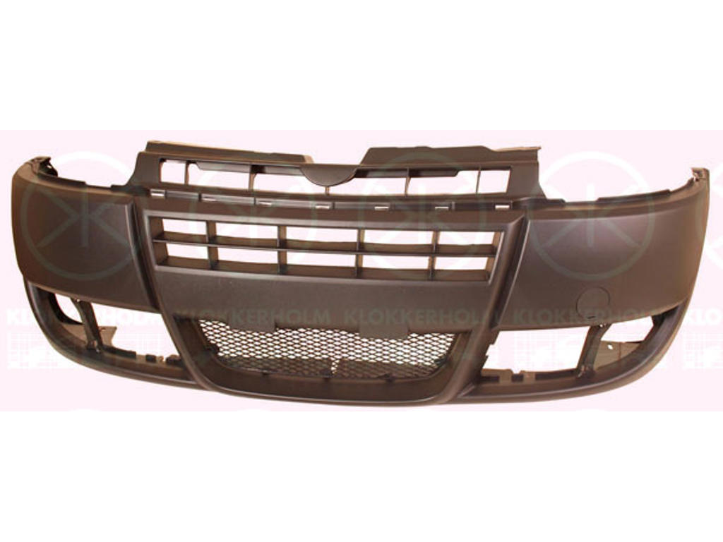 Bumper, Voor, zwart