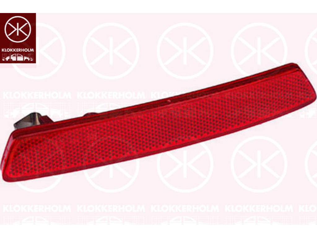 Reflector, Left Rear, red