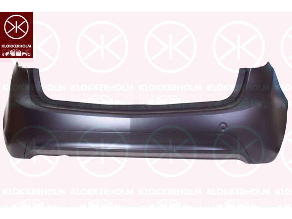Bumper, w/primer, Rear