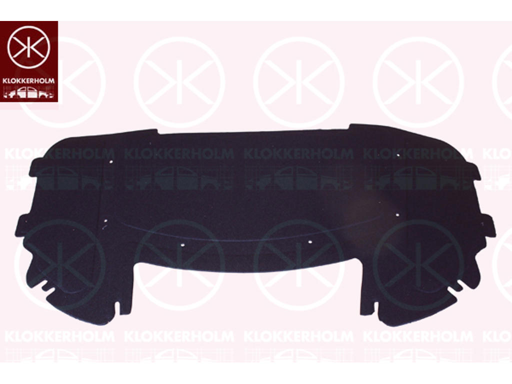 Engine Compartment Noise Insulation, Centre Section, Fitting Position: Bonnet
