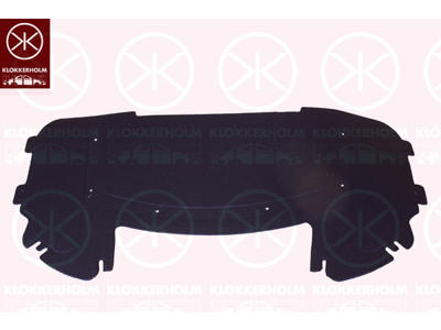 Engine Compartment Noise Insulation, Centre Section, Fitting Position: Bonnet