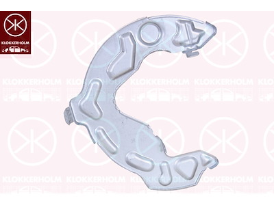 Bromssköld, framaxel höger, för bromsskivediameter [mm]: 283, för bromsskivediameter [mm]: 304