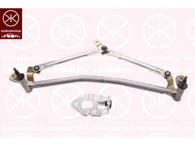 Wiper Linkage, Front, Set, for left-hand drive vehicles