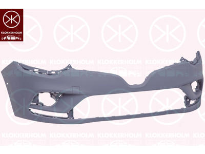Bumper, w/primer, Front, with hole(s) for park distance control, Number of bores: 2