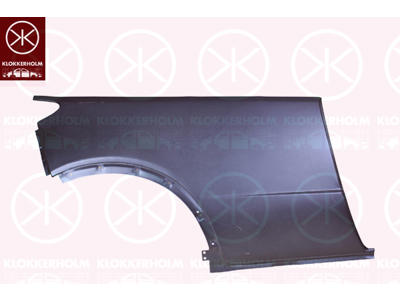 Quarter Panel, 3-drs, Right Rear, Wheel Arch Border, Repair Panel
