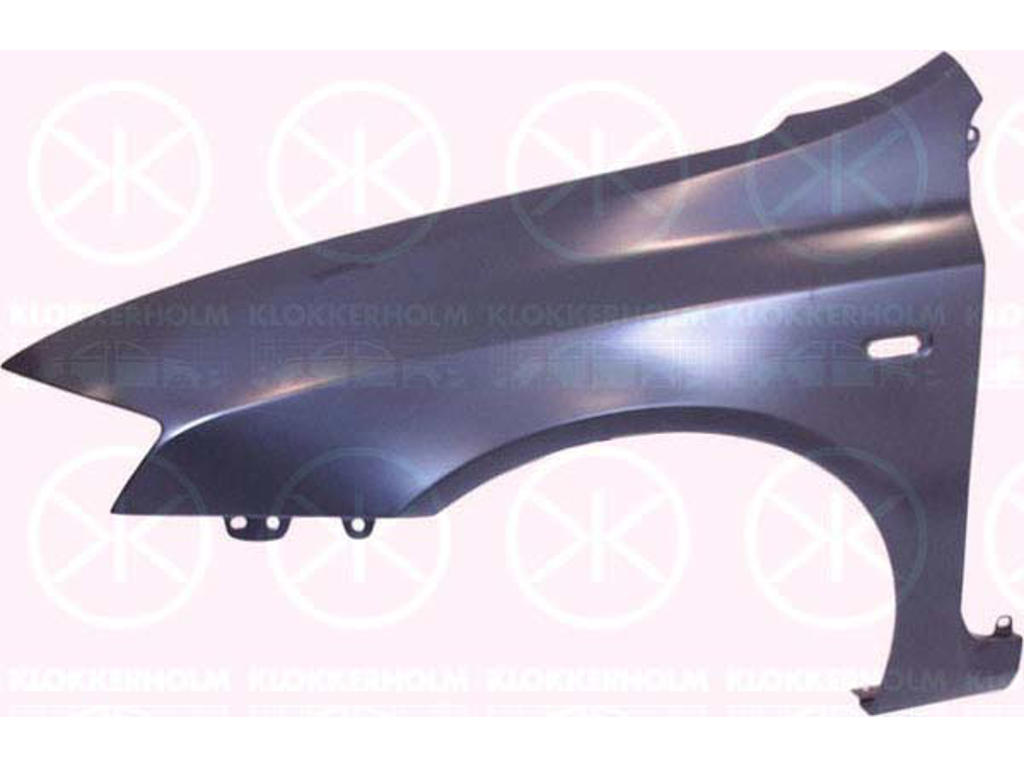 sparnas, kaire, su anga indikatoriui