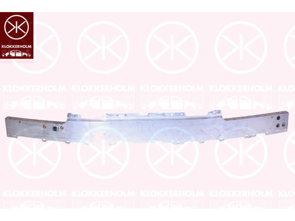 Support, bumper, Aluminium, Front