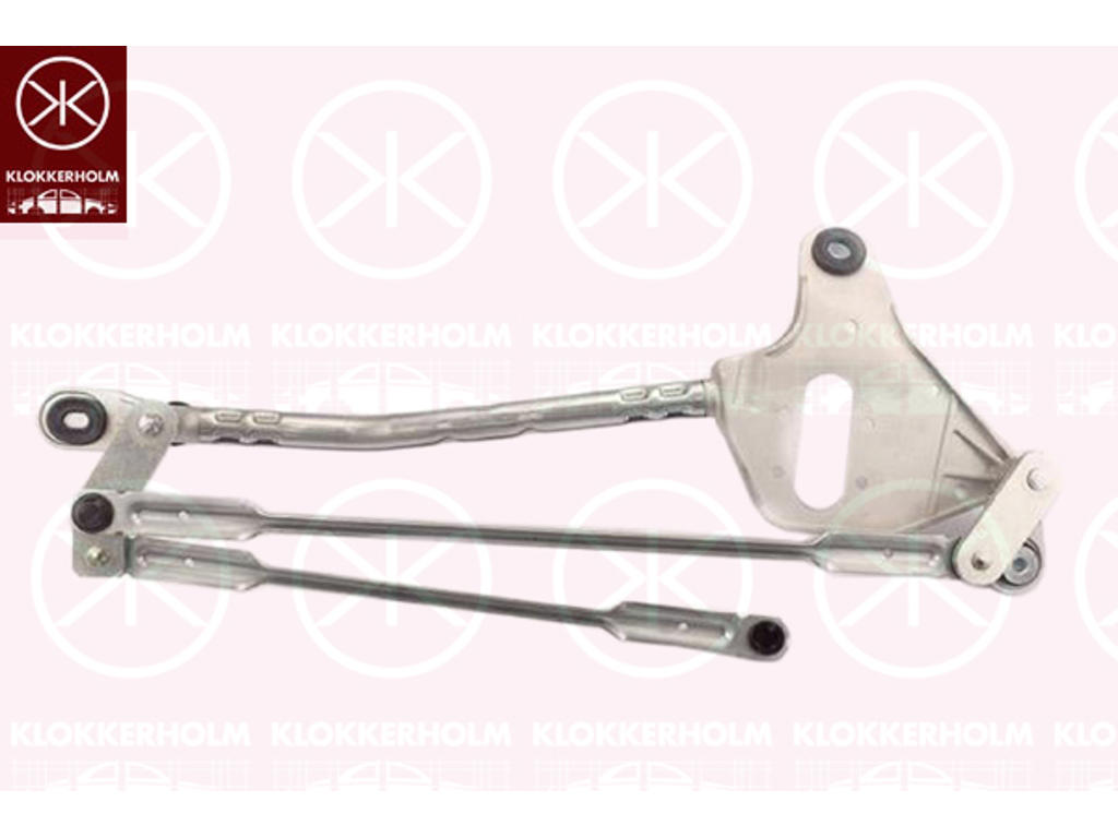 Wiper Linkage, Front, Set, without electric motor, for left-hand drive vehicles