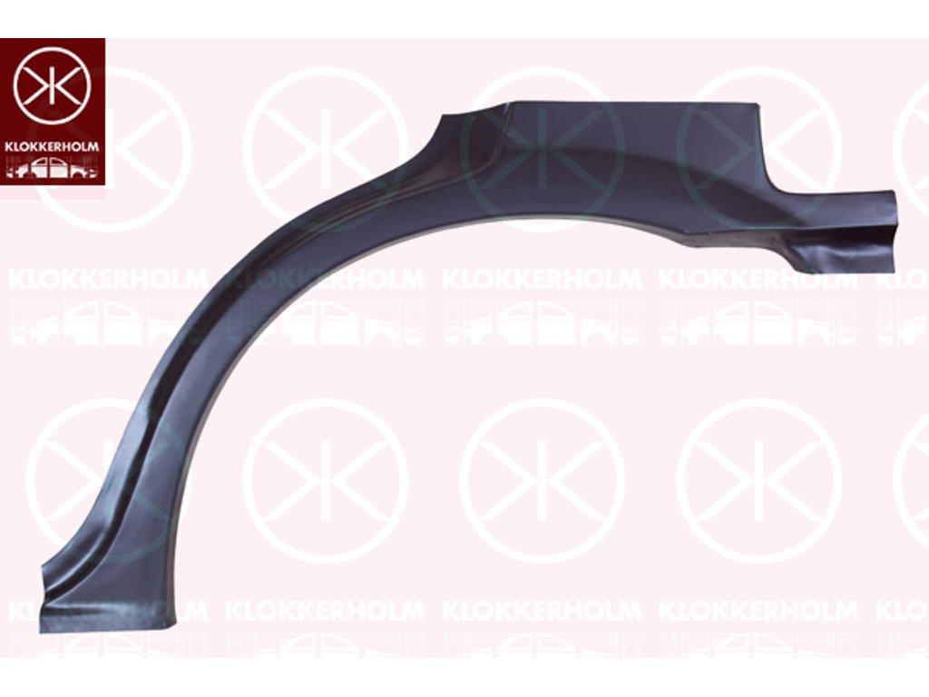 Quarter Panel, 4-dr, Wheel Arch Border, Repair Panel, Right Rear