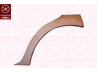 Quarter Panel, 4-dr, Left, Wheel Arch Border, Repair Panel, Upper section