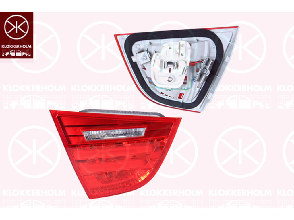 Tail Light Assembly, LED, without bulb holder, Left, Inner Section