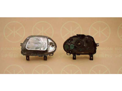 Headlight, H4, for vehicles with headlight levelling, Right, Illuminance [lx]: 17.5